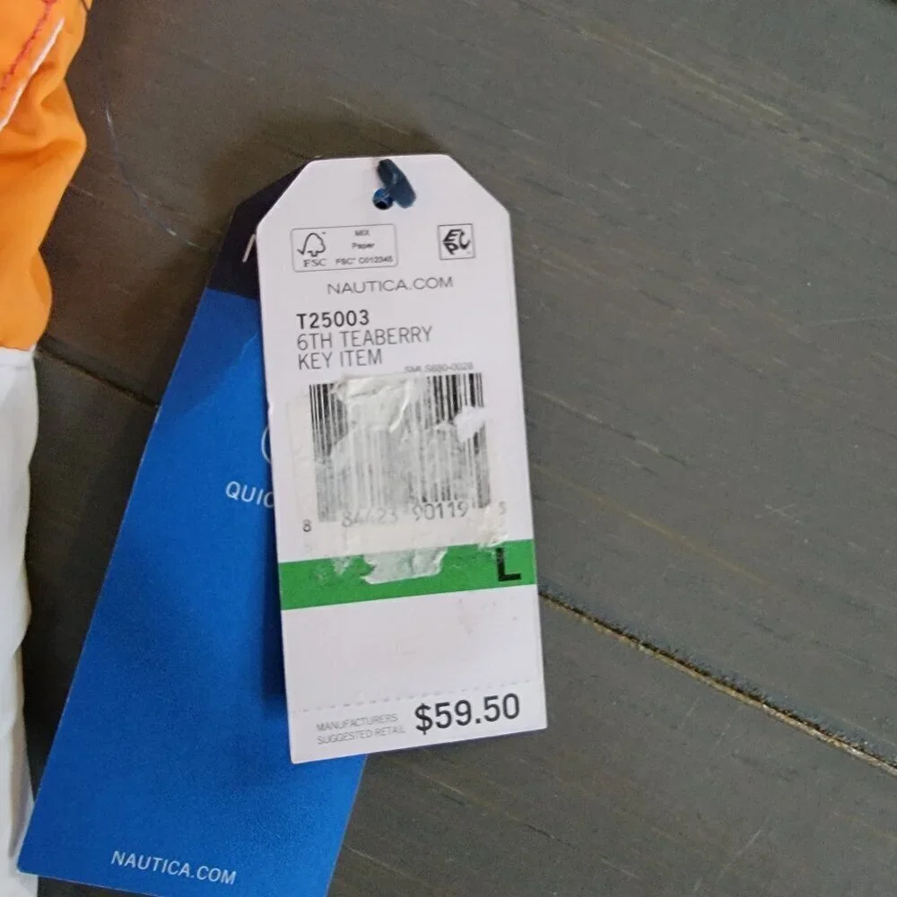 NWT Nautica Men's Sustainably Crafted 8